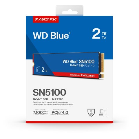 WD Blue SN5100 2TB PCIe M2 WDS200T5B0E