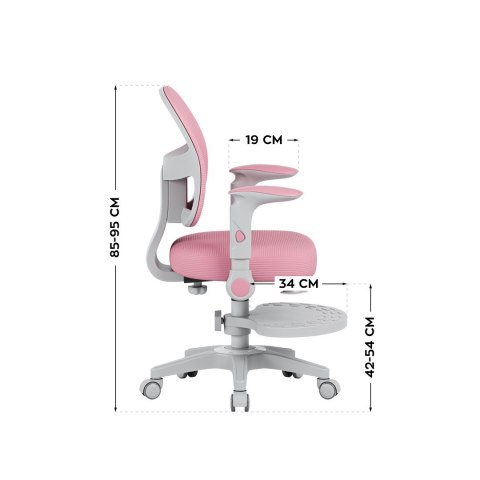 Fotel obrotowy Junior 5.0 Pink