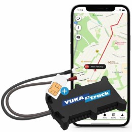 IoT YUKAtrack easyWire 2G AIO Lokalizator samochodowy GPS z kartą SIM + płaskie dane