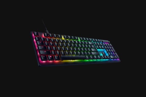 Klawiatura Razer Gaming Keyboard Deathstalker V2 RGB LED light, US, Przewodowa, Czarna, Przełączniki optyczne (liniowe), Klawiat