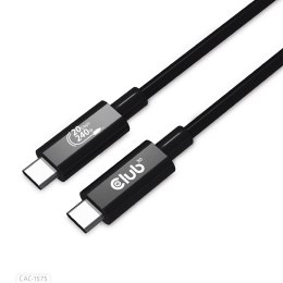 CLUB3D CAC-1575 kabel USB USB4 Gen 2x2 2 m USB C Czarny