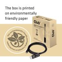 CLUB3D cac-1557 USB C Displayport 1.4 Czarny