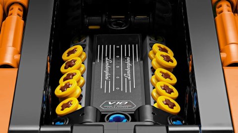 LEGO TECHNIC 42196 Pomarańczowe Lamborghini Huracán Tecnica