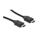 Manhattan 308434 kabel HDMI 15 m HDMI Typu A (Standard) Czarny
