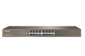 Tenda TEG1016G łącza sieciowe Nie zarządzany Gigabit Ethernet (10/100/1000) 1U Niebieski