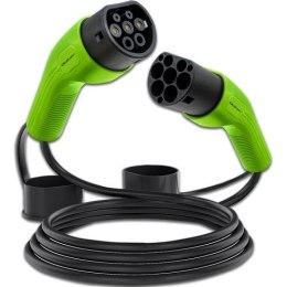 Qoltec 52472 kabel do ładowania pojazdów elektrycznych Czarny Typ 2 5 m