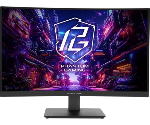 Asrock PG27QRT1B monitor komputerowy 68,6 cm (27") 2560 x 1440 px QHD Czarny
