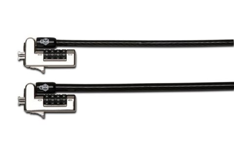 Kensington K60629WW zapięcie do kabli Czarny, Metaliczny 1,8 m