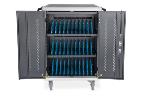 Szafa mobilna DIGITUS na kółkach do ładowania max. 30 notebooków/tabletów max. 15,6"