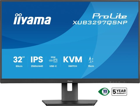 Monitor IIYAMA 80.0cm (32,0") XUB3297QSNP-B1 16:9 2xHDMI+DP+USB-C