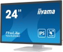 Monitor IIYAMA T2452MSC-W1 24inch WHITE Bonded PCAP 10P Touch 1920x1080