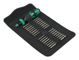 Zestaw bitów o długości 89 mm z funkcją grzechotki, 17 części