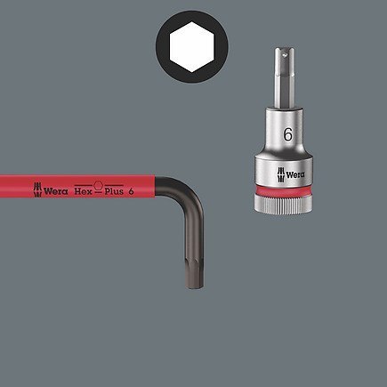 Zestaw kluczy trzpieniowych 950/9 HEX-PLUS MULTICOLOUR 3 9CZR