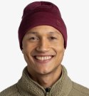 Czapka BUFF HEAVYWEIGHT MERINO WOOL LOOSE HAT SOLID TIBETAN RED