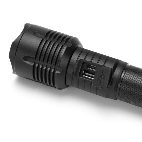 MONTIS TAKTYCZNA RĘCZNA LATARKA AKUMULATOROWA LED, ZOOM 10W MT160