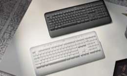 Logitech Signature K650 klawiatura Biuro Bluetooth QWERTZ Niemiecki Grafitowy
