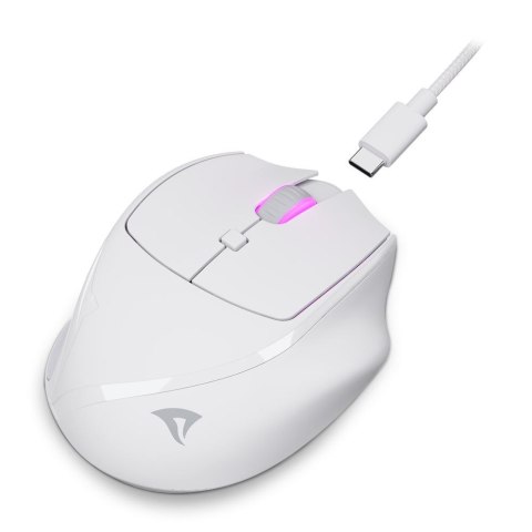 Mysz optyczna OFFICEPAL M25W WHITE/WIRELESS OPTICAL MOUSE 4.000 DPI
