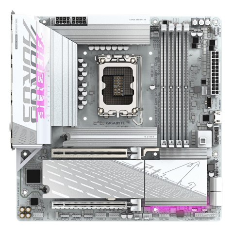 GIGABYTE B860M AORUS ELITE WF6E ICE Intel B860 LGA 1851 (Socket V1) micro ATX