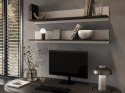 Półka 2szt. SOHO 125x20x20 kaszmir+ czarny