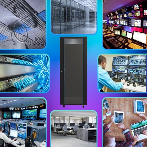 Extralink EXTRALINK SZAFA RACK STOJĄCA 42U 800X800 CZARNA