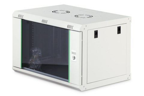 NWS Wandschrank 19" 7HE Digitus 416,15x600x450 mm, Farbe Grau (RAL 7035)