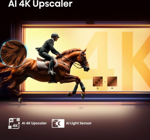 Telewizor Hisense 43A6Q LED 43'' 4K Ultra HD VIDAA Dolby Vision DVB-T2 Czarny