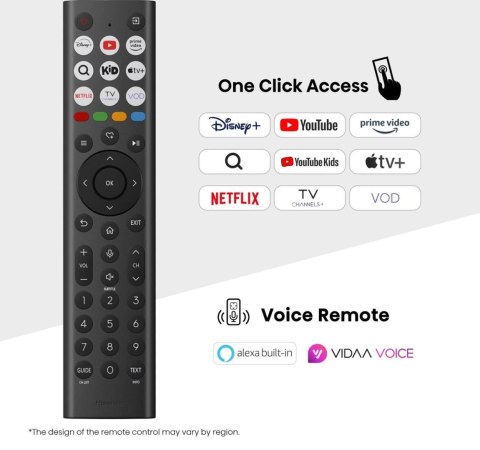 Telewizor Hisense 65U7Q ULED 65'' 4K Ultra HD VIDAA Dolby Atmos DVB-T2 Czarny