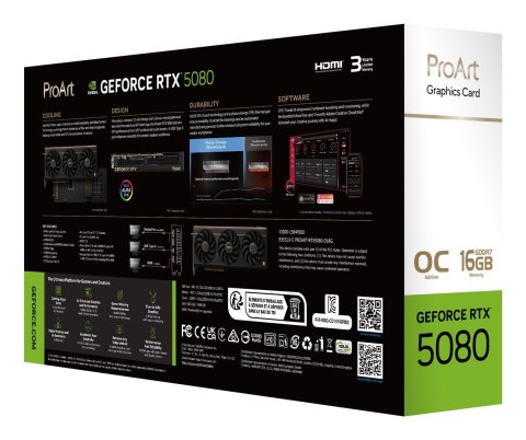 Karta graf. ASUS PROART RTX 5080 16GB OC