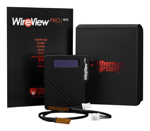 Termiczna karta graficzna Grizzly WireView Pro, 1x12VHPWR - Normalna