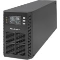 Qoltec 52281 zasilacz UPS Podwójnej konwersji (online) 2 kVA 2000 W 3 x gniazdo sieciowe