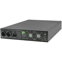 Qoltec Zasilacz awaryjny UPS do RACK 3kVA 3000W Power Factor 1.0 LCD EPO USB On-line