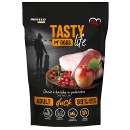 BIOFEED Tasty dog life kaczka 90% saszetka 500g