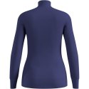 Bielizna termoaktywna z długim rękawem Odlo BL TOP turtle neck l/s ACTIVE WARM roz. S Niebieska