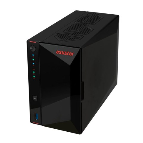 NAS Asustor AS5402T; Tower; 2x (3.5" SATA HDD/ 2.5" SSD); Intel Celeron N5105, 4GB DDR4 SODIMM (max. 16GB), 2x 2.5GbE, 4x M.2 22