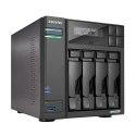 NAS Asustor AS6704T; Tower; 4x (3.5" SATA HDD/ 2.5" SSD); Intel Celeron N5105; 4GB DDR4 SODIMM (max. 16GB), 2x 2.5GbE, 4x M.2 22