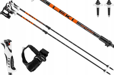 LEKI Kije Drifter Vario S 90-120 black-dark