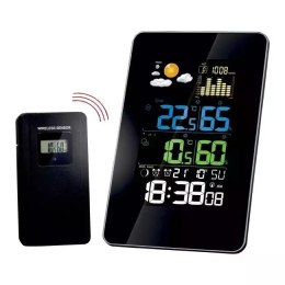 TERMOMETR ELEKTRONICZNY ZEW./WEW . STACJA POGODY BEZP. GALAXY