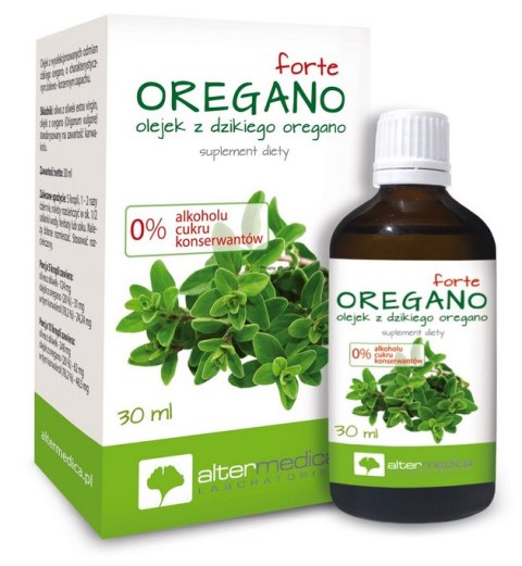 Oregano forte olejek z dzikiego oregano 30ml ALTER MEDICA