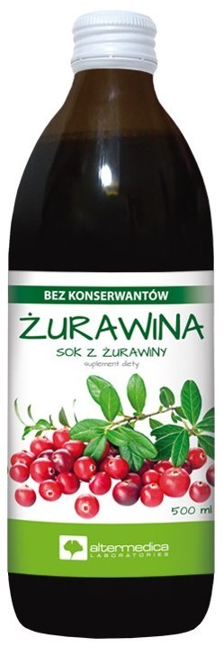 Żurawina sok 500ml ALTER MEDICA