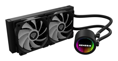 GENESIS CHŁODZENIE WODNE HYDRIA 240 ARGB CZARNE