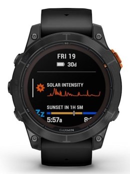 Zegarek sportowy Garmin Fenix 7 Pro Solar Edition Slate Grey / Black Band