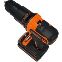 Black & Decker BDCHD18KB-QW wiertło Czarny, Pomarańczowy