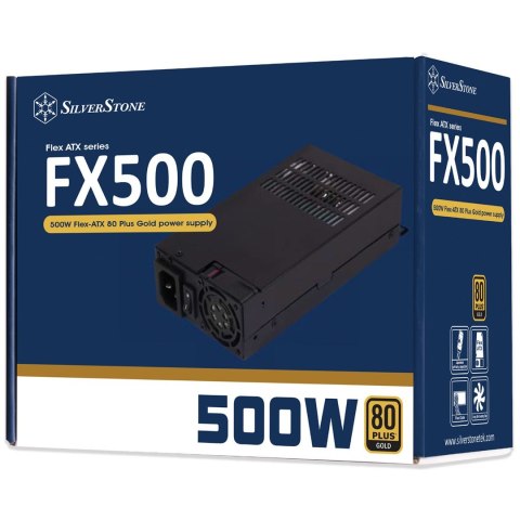 Silverstone FX500 moduł zasilaczy 500 W 20+4 pin ATX Flex ATX Czarny