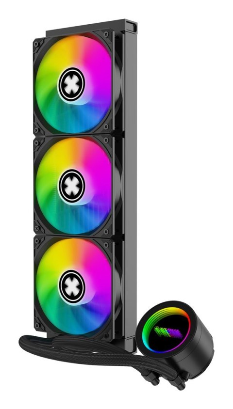 Xilence XC997 system chłodzenia komputerów Procesor Zestaw do chłodzenia płynami 12 cm Czarny 1 szt.