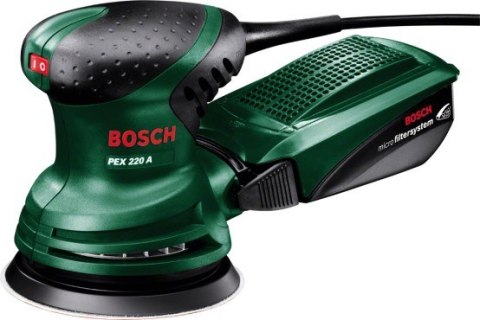 Bosch PEX 220 A Szlifierka orbitalna 24000 OPM Czarny, Zielony