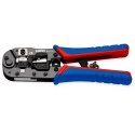 Knipex 97 51 13 zaciskarka kablowa Narzędzie do zaciskania Czarny, Niebieski, Czerwony