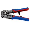 Knipex 97 51 13 zaciskarka kablowa Narzędzie do zaciskania Czarny, Niebieski, Czerwony