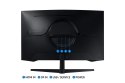 Samsung S32CG552EU monitor komputerowy 81,3 cm (32") 2560 x 1440 px Quad HD LED Czarny