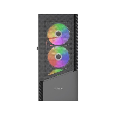 GEMBIRD OBUDOWA FORNAX 4300 MIDI-TOWER (2X USB 3.1, 1X USB 2.0) 4X FAN, CZARNA