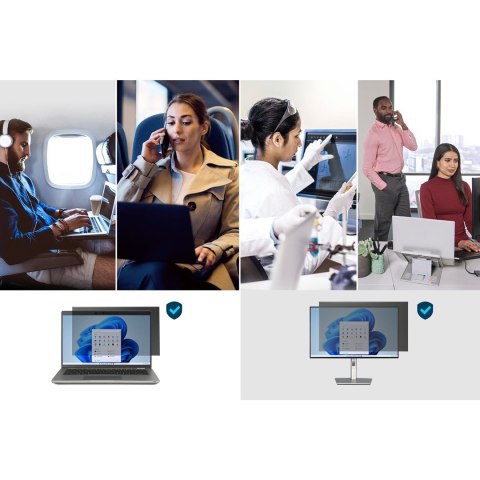 Kensington Filtr prywatyzujący 2-stronny do monitora z ekranem 23,8'', format 16:9, nakładany